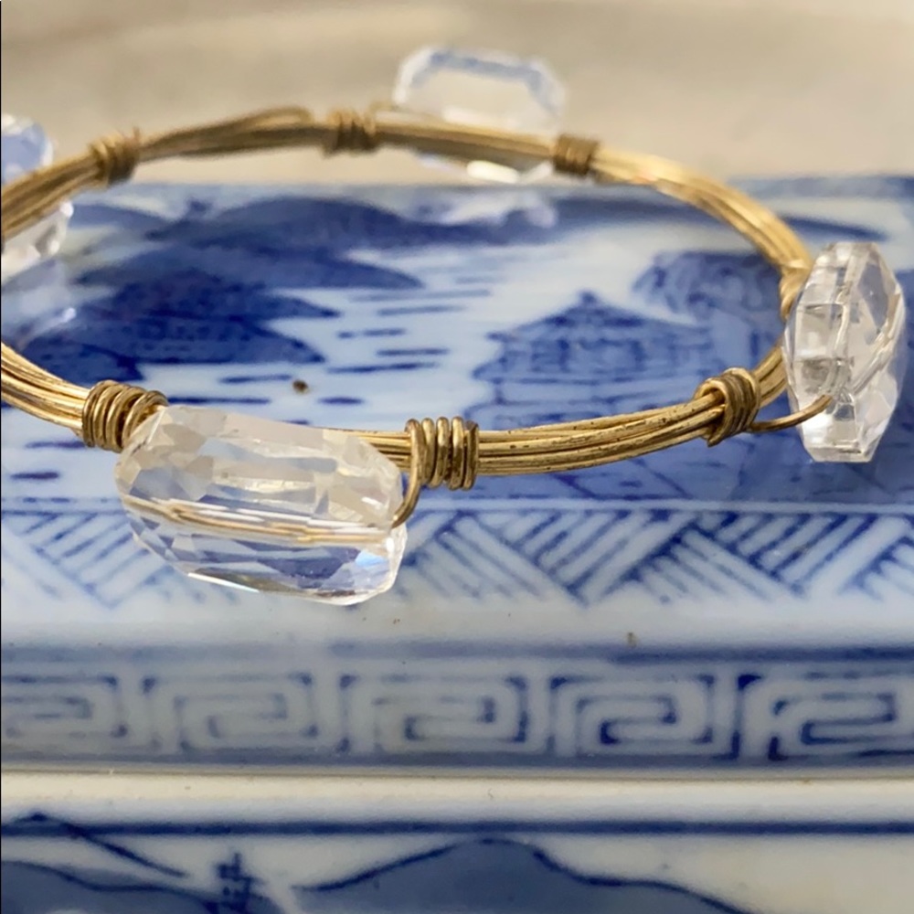 Handmade crystal bangle - Picture 3 of 3